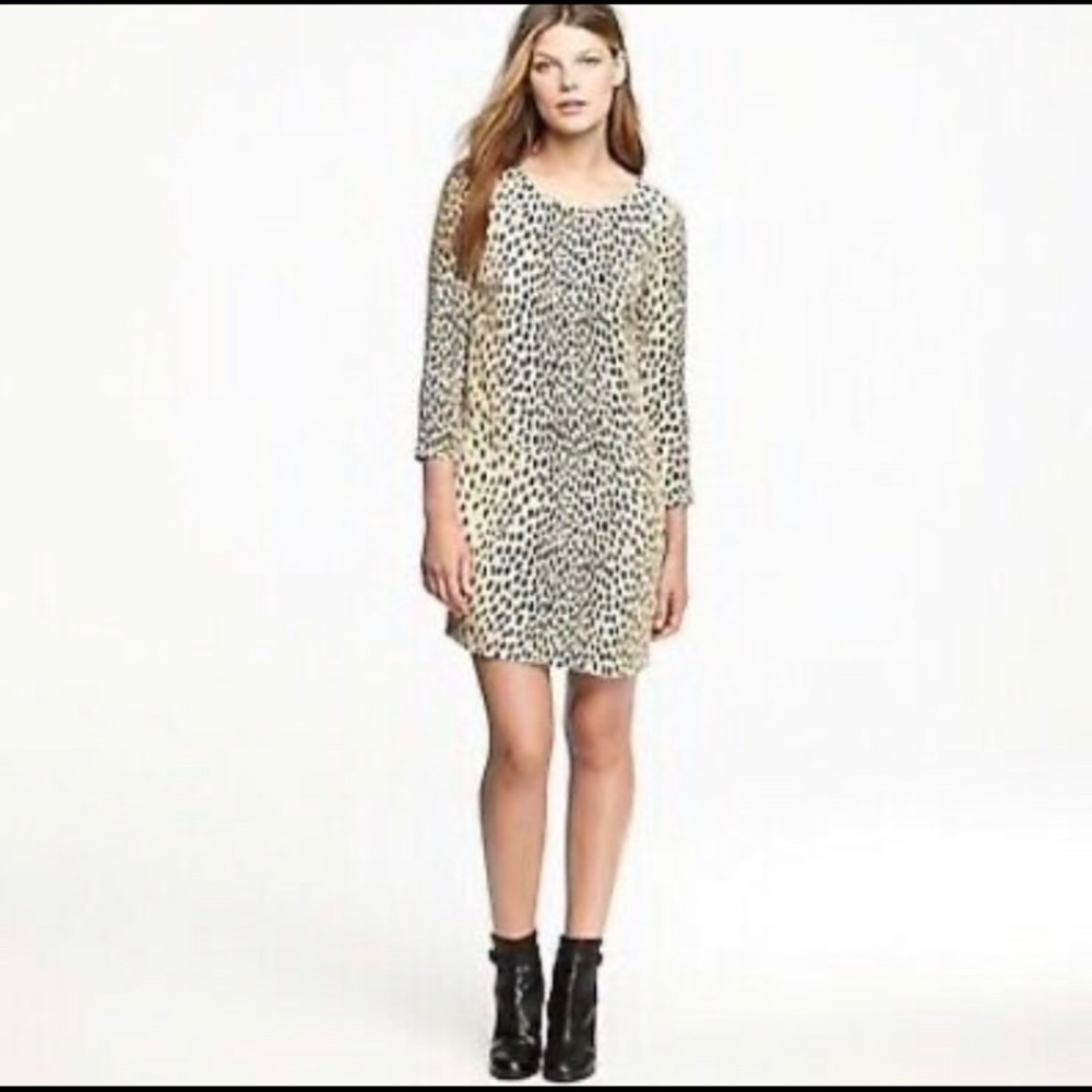 J. Crew Dress Leopard Animal Print - Picture 2 of 6